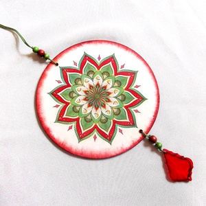 ornament pe lemn mandala 40985, Casă & Stil de viață, Accesorii pentru decorat casa, Decorațiuni de pereți, decorațiuni suspendate, Decorațiuni suspendate, Decoupage, transfer și tehnici șervețel, ARTYNOS