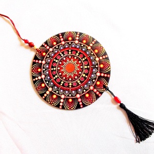 ornament pe lemn mandala 40970, Casă & Stil de viață, Accesorii pentru decorat casa, Decorațiuni de pereți, decorațiuni suspendate, Decorațiuni suspendate, Decoupage, transfer și tehnici șervețel, ARTYNOS