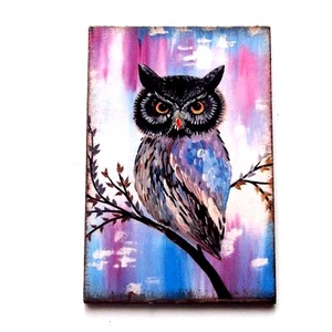 Magnet frigider cu bufnita 45438, Casă & Stil de viață, Accesorii pentru echipamente de bucătărie, Decorații de bucătărie, Magneți de frigider, Decoupage, transfer și tehnici șervețel, ARTYNOS