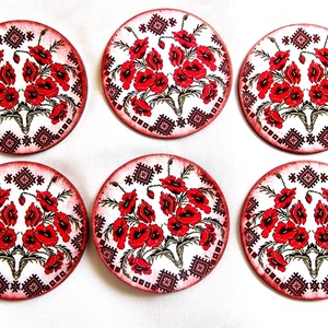 suporturi pahare motiv traditional 39987, Casă & Stil de viață, Accesorii pentru echipamente de bucătărie, Accesorii de servire, Suporturi pahare, Decoupage, transfer și tehnici șervețel, ARTYNOS