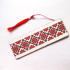 semn de carte cu motiv traditional 39920, Cărți și creații cu tematică muzicală, cadouri, Semn de carte, Decoupage, transfer și tehnici șervețel, ARTYNOS