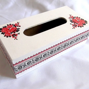 Cutie pt servetele de hartie 39840, Casă & Stil de viață, Accesorii pentru echipamente de bucătărie, Accesorii de servire, Inele șervețele masă, suport șervețel, Decoupage, transfer și tehnici șervețel, ARTYNOS