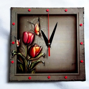 ceas de perete 39761, Casă & Stil de viață, Accesorii pentru decorat casa, Decorațiuni de pereți, decorațiuni suspendate, Ceasuri de perete, Decoupage, transfer și tehnici șervețel, ARTYNOS