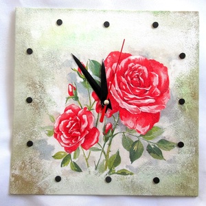 ceas de perete 39760, Casă & Stil de viață, Accesorii pentru decorat casa, Decorațiuni de pereți, decorațiuni suspendate, Ceasuri de perete, Decoupage, transfer și tehnici șervețel, ARTYNOS