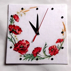 ceas de perete maci 39752, Casă & Stil de viață, Accesorii pentru decorat casa, Decorațiuni de pereți, decorațiuni suspendate, Ceasuri de perete, Decoupage, transfer și tehnici șervețel, ARTYNOS