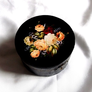 Cutie lemn decorata 39682, Casă & Stil de viață, Accesorii pentru echipamente de bucătărie, Instrumente de depozitare pentru bucătărie, Cutie ceai, cutie cafea, Decoupage, transfer și tehnici șervețel, ARTYNOS