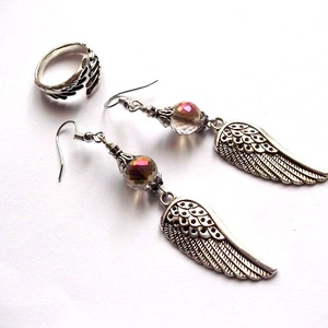 set cristale cu aripi de ingeras 45805, Bijuterii, Seturi de bijuterii, Confectionarea bijuteriilor, ARTYNOS