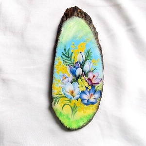 Tablou pe lemn 38810, Casă & Stil de viață, Accesorii pentru decorat casa, Picturi murale, Tablouri/picturi pe pânză, Decoupage, transfer și tehnici șervețel, ARTYNOS