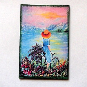 Magnet frigider 45834 , Casă & Stil de viață, Accesorii pentru echipamente de bucătărie, Decorații de bucătărie, Magneți de frigider, Decoupage, transfer și tehnici șervețel, ARTYNOS