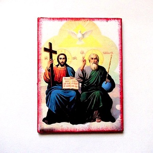 Magnet frigider cu Sfanta Treime 45839, Casă & Stil de viață, Accesorii pentru echipamente de bucătărie, Decorații de bucătărie, Magneți de frigider, Decoupage, transfer și tehnici șervețel, ARTYNOS
