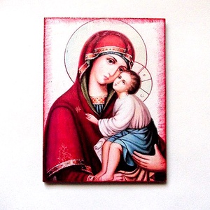 Magnet frigider cu Maica Domnului 45835, Casă & Stil de viață, Accesorii pentru echipamente de bucătărie, Decorații de bucătărie, Magneți de frigider, Decoupage, transfer și tehnici șervețel, ARTYNOS