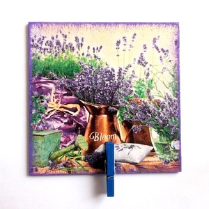 magnet frigider lavanda 36347, Casă & Stil de viață, Accesorii pentru echipamente de bucătărie, Decorații de bucătărie, Magneți de frigider, Decoupage, transfer și tehnici șervețel, ARTYNOS