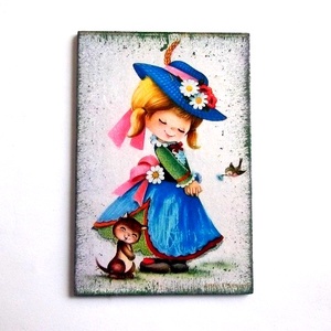 magnet frigider 36338, Casă & Stil de viață, Accesorii pentru echipamente de bucătărie, Decorații de bucătărie, Magneți de frigider, Decoupage, transfer și tehnici șervețel, ARTYNOS