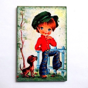 magnet frigider 36337, Casă & Stil de viață, Accesorii pentru echipamente de bucătărie, Decorații de bucătărie, Magneți de frigider, Decoupage, transfer și tehnici șervețel, ARTYNOS