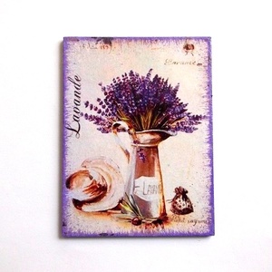 magnet frigider lavanda 36339, Casă & Stil de viață, Accesorii pentru echipamente de bucătărie, Decorații de bucătărie, Magneți de frigider, Decoupage, transfer și tehnici șervețel, ARTYNOS