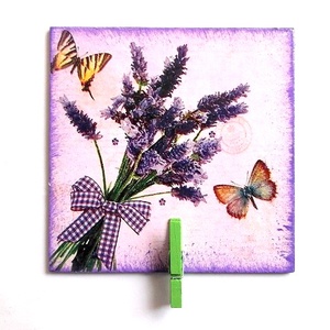 magnet frigider lavanda 36344, Casă & Stil de viață, Accesorii pentru echipamente de bucătărie, Decorații de bucătărie, Magneți de frigider, Decoupage, transfer și tehnici șervețel, ARTYNOS
