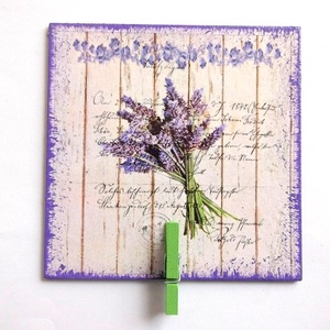 magnet frigider lavanda 36343, Casă & Stil de viață, Accesorii pentru echipamente de bucătărie, Decorații de bucătărie, Magneți de frigider, Decoupage, transfer și tehnici șervețel, ARTYNOS
