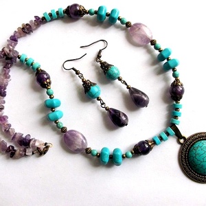 set ametist si turcoaz 34311 - Artynos.ro