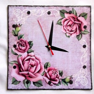 ceas perete 34150, Casă & Stil de viață, Accesorii pentru decorat casa, Decorațiuni de pereți, decorațiuni suspendate, Ceasuri de perete, Decoupage, transfer și tehnici șervețel, ARTYNOS