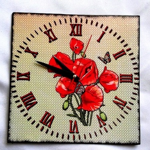 ceas perete 34144, Casă & Stil de viață, Accesorii pentru decorat casa, Decorațiuni de pereți, decorațiuni suspendate, Ceasuri de perete, Decoupage, transfer și tehnici șervețel, ARTYNOS
