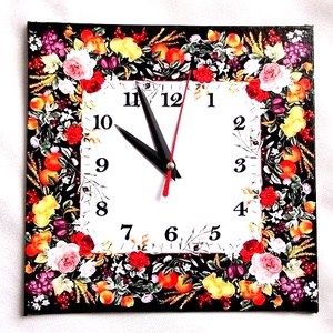 ceas perete 34055, Casă & Stil de viață, Accesorii pentru decorat casa, Decorațiuni de pereți, decorațiuni suspendate, Ceasuri de perete, Decoupage, transfer și tehnici șervețel, ARTYNOS