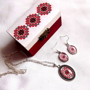 set cadou traditional 33810, Bijuterii, Seturi de bijuterii, Confectionarea bijuteriilor, Decoupage, transfer si tehnici servetel, ARTYNOS