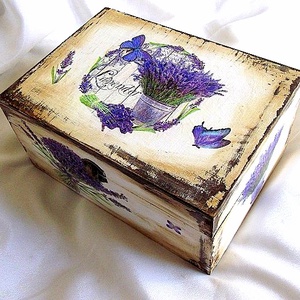 Cutie lemn decorata 33297 - casă & stil de viață - materiale de depozitare și sortare - cutie depozitare - Artynos.ro