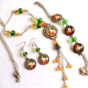 set floral 32416, Bijuterii, Seturi de bijuterii, Confectionarea bijuteriilor, ARTYNOS