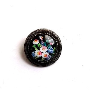 brose model floral 32281, Bijuterii, Brosa, insigne, Agrafe haine si pantofi, Confectionarea bijuteriilor, ARTYNOS