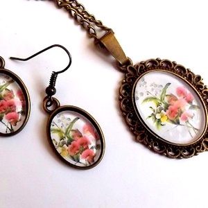 set floral 32054, Bijuterii, Seturi de bijuterii, Confectionarea bijuteriilor, ARTYNOS