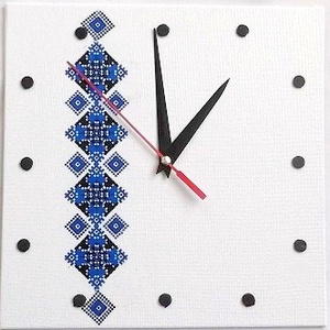 ceas cu motiv traditional 32026, Casa & Stil de viata, Accesorii pentru decorat casa, Decoratiuni de pereti, decoratiuni suspendate, Ceasuri de perete, Decoupage, transfer si tehnici servetel, ARTYNOS