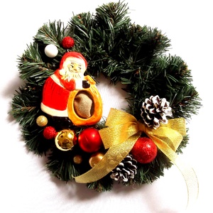 coronita de craciun 42267, Accesorii de Crăciun, Decorațiuni de Crăciun de casă, Decorațiuni uși de Crăciun, Aranjament de flori, ARTYNOS
