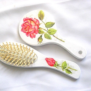 set perie de par si oglinda 29818 - casă & stil de viață - accesorii pentru decorat casa - oglinzi perete, oglinzi decor - Artynos.ro