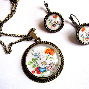 set floral 29455, Bijuterii, Seturi de bijuterii, Confecționarea bijuteriilor, ARTYNOS
