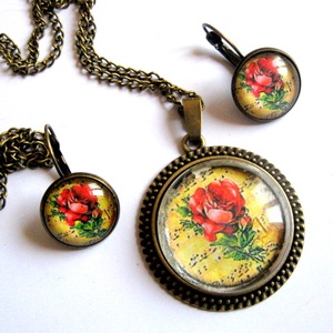 set floral 29431, Bijuterii, Seturi de bijuterii, Confecționarea bijuteriilor, ARTYNOS