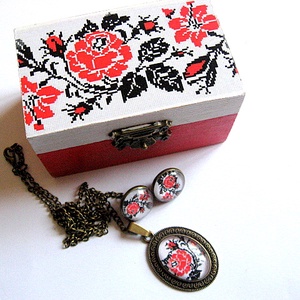 Set cadou 29427, Bijuterii, Seturi de bijuterii, Confecționarea bijuteriilor, Decoupage, transfer și tehnici șervețel, ARTYNOS