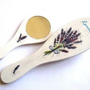 set perie de par si oglinda 29414 - casă & stil de viață - accesorii pentru decorat casa - oglinzi perete, oglinzi decor - Artynos.ro