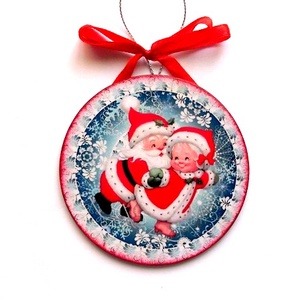 glob pe lemn 47578, Accesorii de Crăciun, Decorațiuni de Crăciun de casă, Decorațiuni pentru pomul de Crăciun, Decoupage, transfer și tehnici șervețel, ARTYNOS