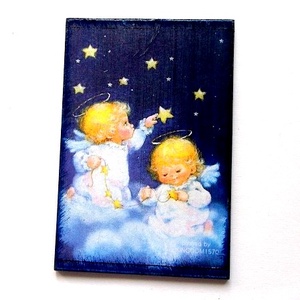 Magnet frigider cu ingerasi 47082, Casă & Stil de viață, Accesorii pentru echipamente de bucătărie, Decorații de bucătărie, Magneți de frigider, Decoupage, transfer și tehnici șervețel, ARTYNOS