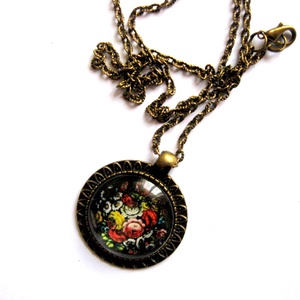 colier floral 29265, Bijuterii, Coliere, Coliere fără pandative, Confecționarea bijuteriilor, ARTYNOS
