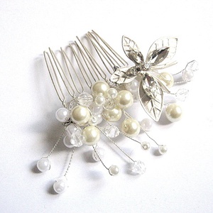 pieptene mireasa 29333, Accesorii nuntă, Ornamente de păr de nuntă, Ornamente de păr mireasă, Confecționarea bijuteriilor, ARTYNOS