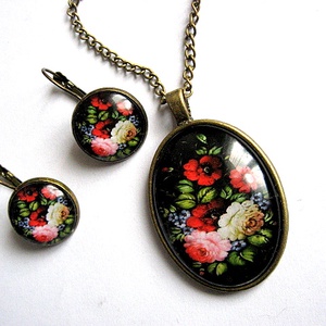set floral 29230, Bijuterii, Seturi de bijuterii, Confecționarea bijuteriilor, ARTYNOS