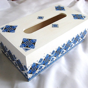 Cutie servetele cu motiv traditional 29170, Casă & Stil de viață, Accesorii pentru echipamente de bucătărie, Accesorii de servire, Inele șervețele masă, suport șervețel, Decoupage, transfer și tehnici șervețel, ARTYNOS