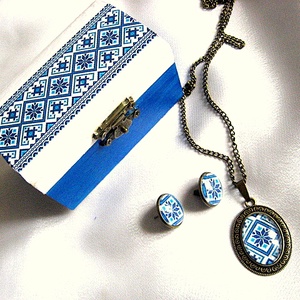 Set cadou 28705, Bijuterii, Seturi de bijuterii, Confecționarea bijuteriilor, Decoupage, transfer și tehnici șervețel, ARTYNOS