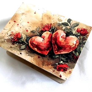 Cutie din lemn tip carte 47956 - casă & stil de viață - materiale de depozitare și sortare - cutie depozitare - Artynos.ro