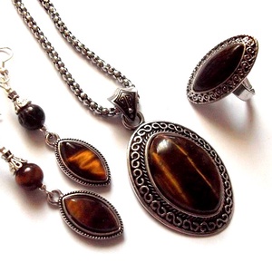 set cu ochi de tigru 47804 - Artynos.ro