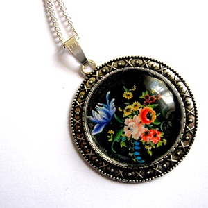 colier floral 28921, Bijuterii, Coliere, Coliere cu pandantive, Confecționarea bijuteriilor, ARTYNOS