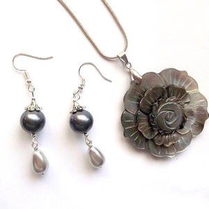 Set sidef si perle de Mallorca 47855 - bijuterii - seturi de bijuterii - Artynos.ro