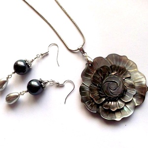 Set sidef si perle de Mallorca 47855 - bijuterii - seturi de bijuterii - Artynos.ro