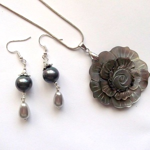 Set sidef si perle de Mallorca 47855 - bijuterii - seturi de bijuterii - Artynos.ro